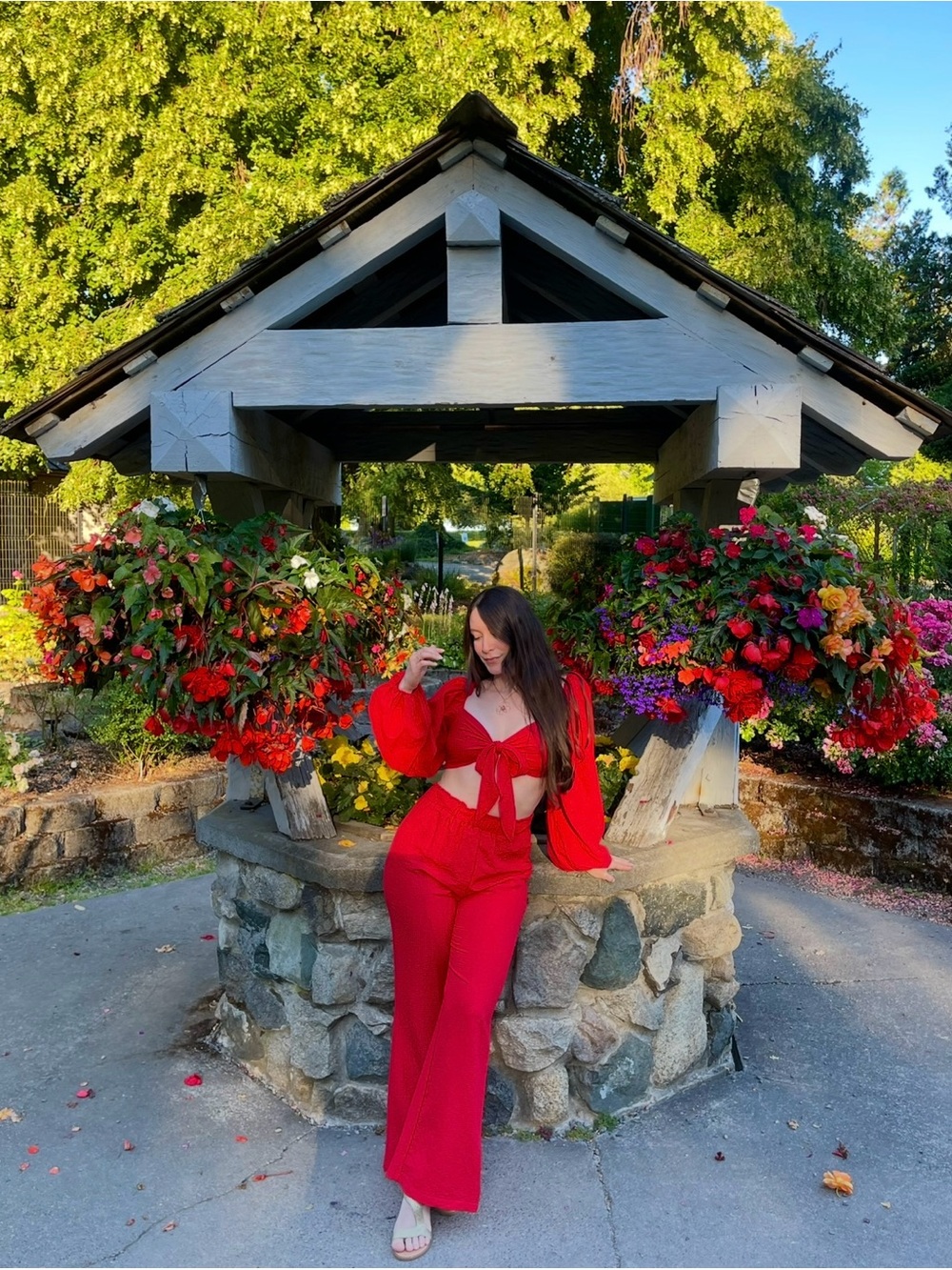 Red Two-Piece Set